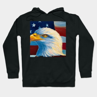 American Flag and Bald Eagle 3 Hoodie